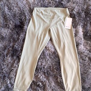 NWT Lululemon Wunder Train High Rise Tight - Size 14 - 25" Color willow leaf
